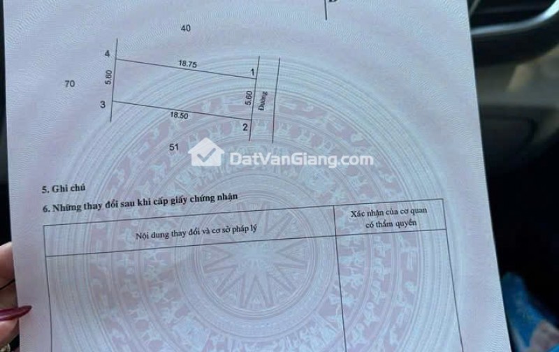 Bán Đất ở Mễ Sở, Văn Giang, Hưng Yên Lô 104,2m2 Hoa Khôi Phù Bãi Giá Chỉ 3x Triệu/m2