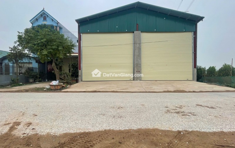 Cho Thuê Kho Xưởng Đông Tảo Khoái Châu Hưng Yên 235m2 MT 10m Cạnh VĐ4 Đường 2 Container TL377