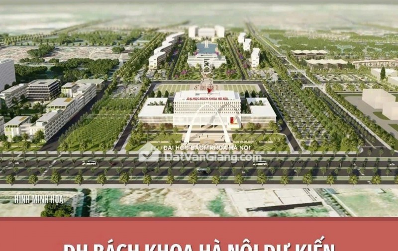 Đất đấu giá văn giang Lô Góc 96m2 Sở Đông Đối Diện ĐH Bách Khoa Cơ Sở 2 Giá Chỉ 8x Tỷ