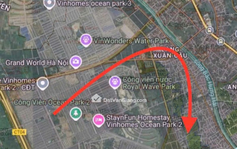 Đất Đấu Giá Văn Giang Vĩnh Khúc 100,5m2 Trục 8m Gần Vinhomes Ocean Park 2 Và Vành Đai 4