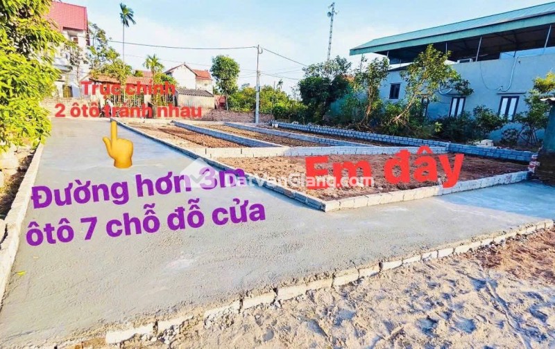 Bán đất Văn Giang Hưng Yên! Lô 50,8m² thôn AB Quán Trạch, đường bê tông ô tô tránh, giá tốt