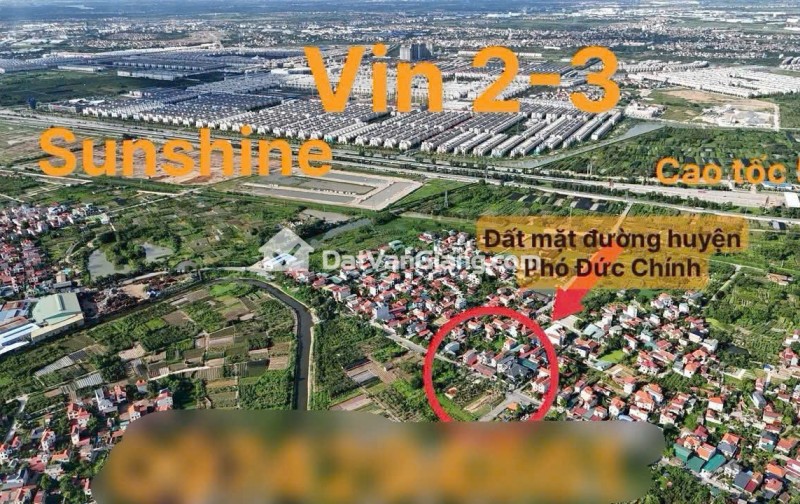 Bán đất mặt đường kinh doanh ĐH23, Tân Tiến, Văn Giang, Hưng Yên 105m², sổ riêng